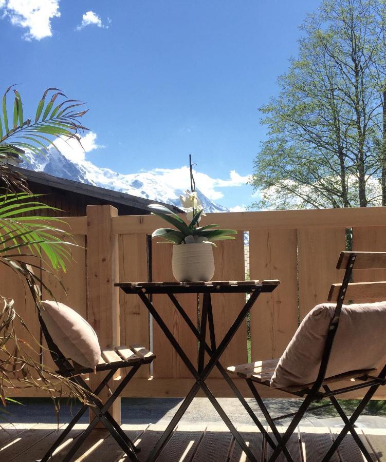 Chalet Le Petit Nicolas, Jacuzzi, Vue Mont Blanc Chamonix Mont Blanc Exterior foto