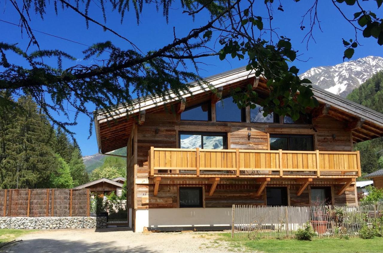 Chalet Le Petit Nicolas, Jacuzzi, Vue Mont Blanc Chamonix Mont Blanc Exterior foto