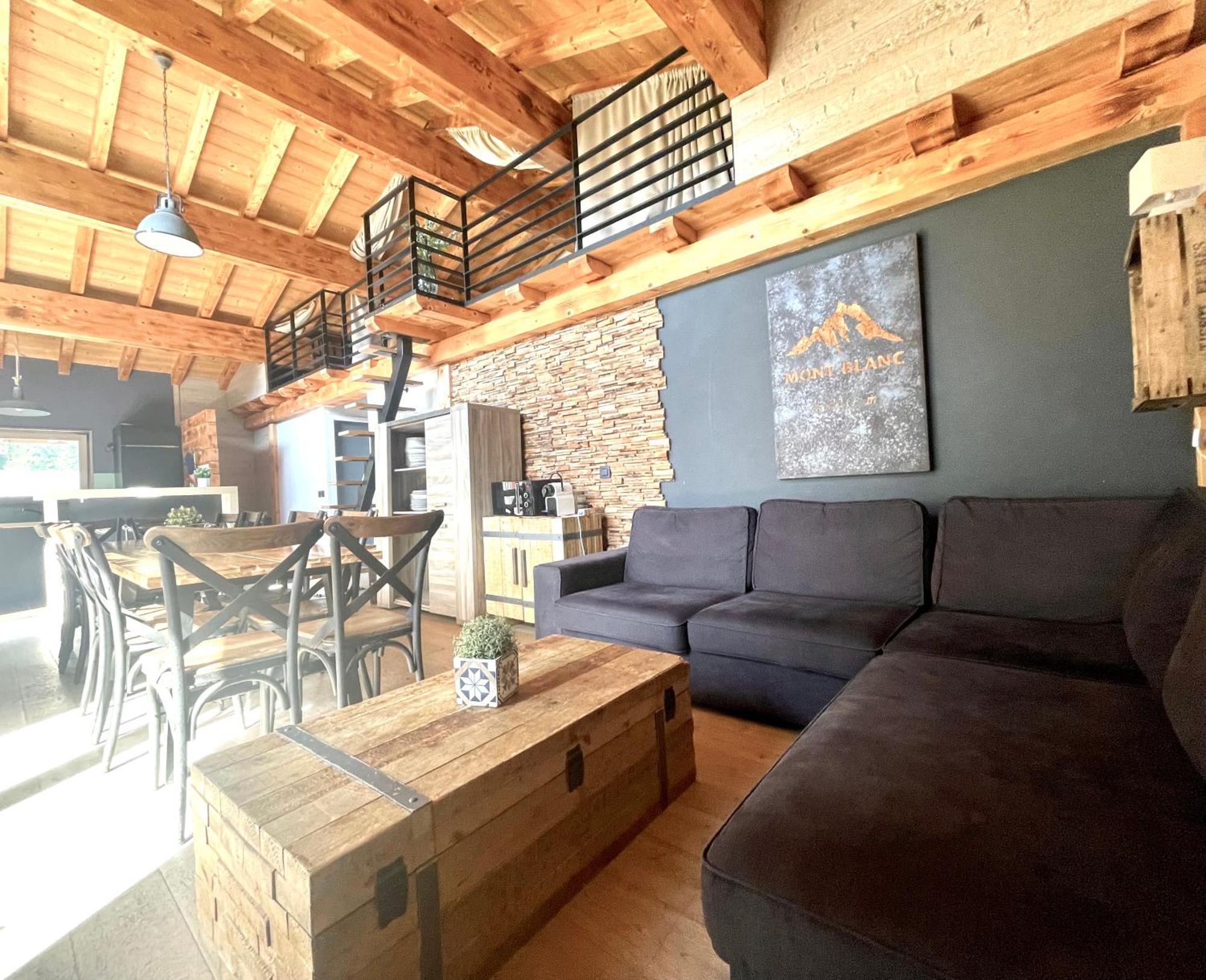 Chalet Le Petit Nicolas, Jacuzzi, Vue Mont Blanc Chamonix Mont Blanc Exterior foto